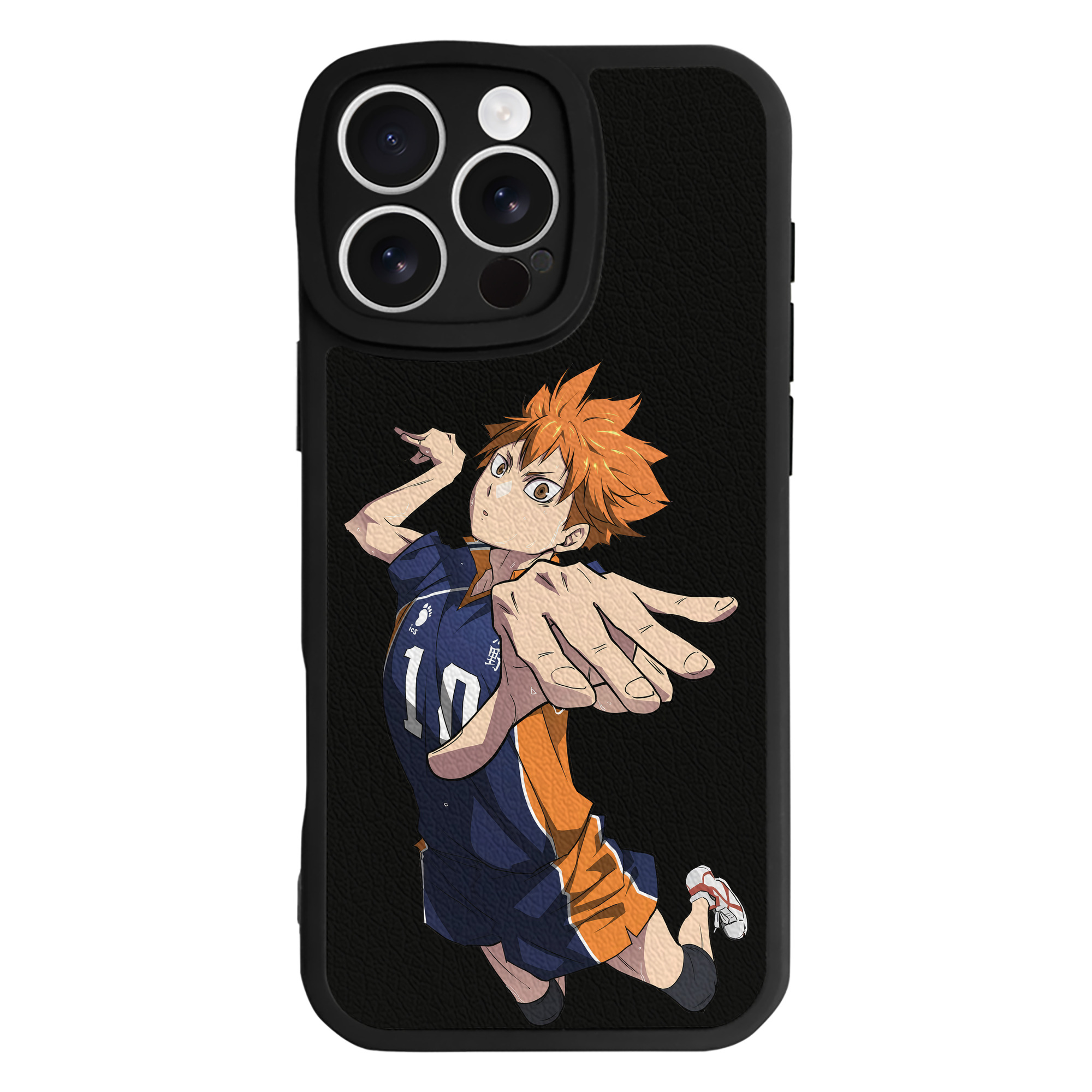 （画像用） ハイキュー!! Haikyu!! 【iPhone 16シリーズ対応】シリコンスマホケース（レザー調） 材質：シリコン